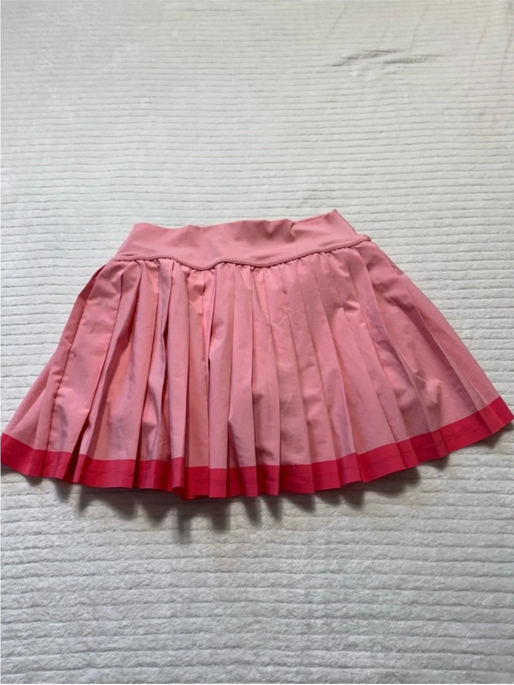 Offline Pleated Two-Tone Pink Mini Skirt - Picture 11 of 11